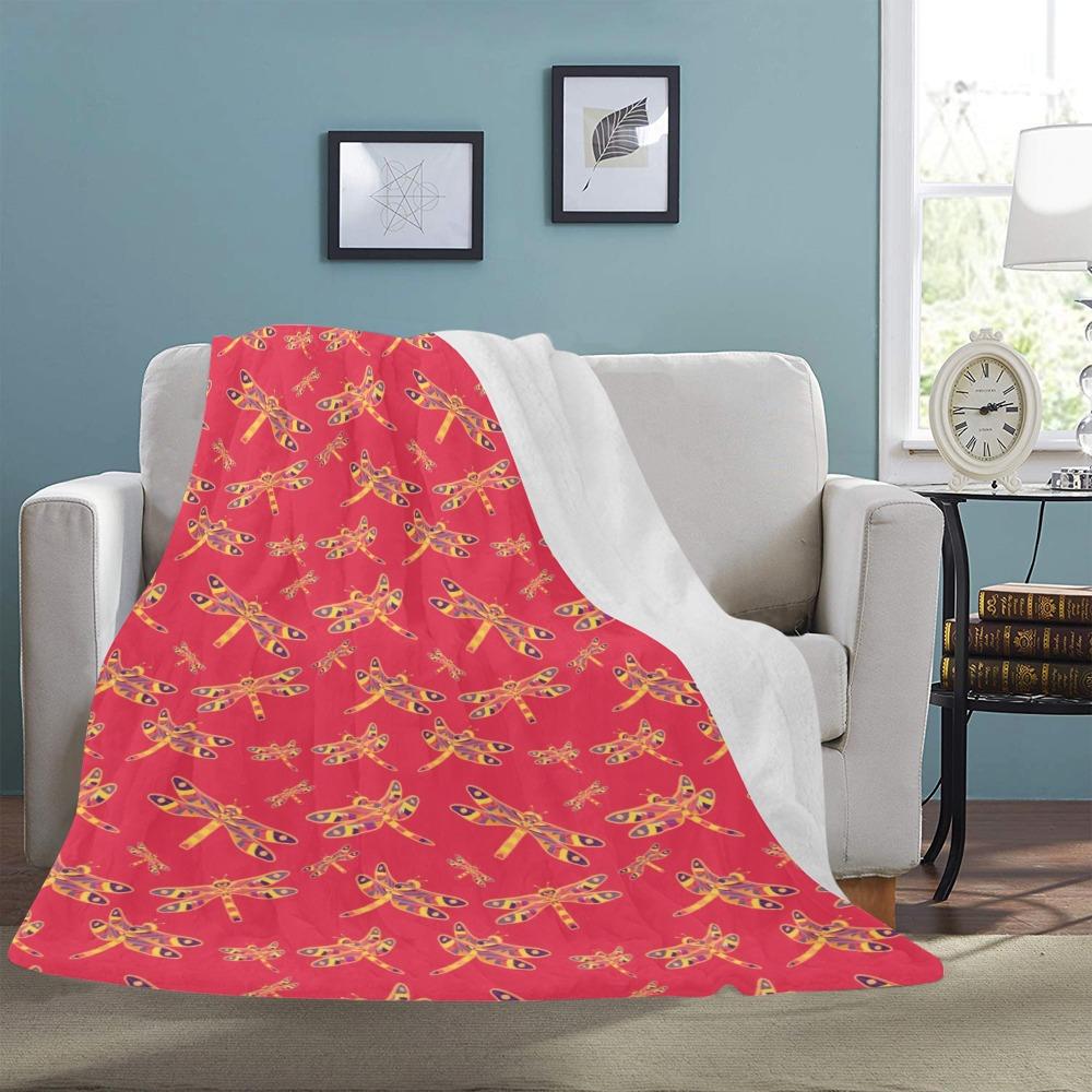 Gathering Rouge Ultra-Soft Micro Fleece Blanket 60"x80" Ultra-Soft Blanket 60''x80'' e-joyer 