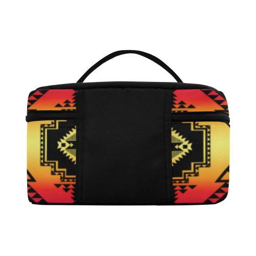 Gathering Sunset Cosmetic Bag/Large (Model 1658) Cosmetic Bag e-joyer 