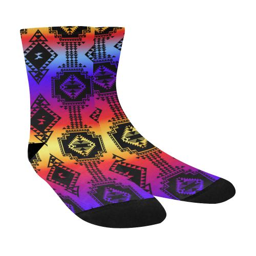 Gathering Sunset Crew Socks Crew Socks e-joyer 