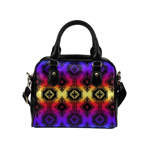 Gathering Sunset Shoulder Handbag (Model 1634) Shoulder Handbags (1634) e-joyer 