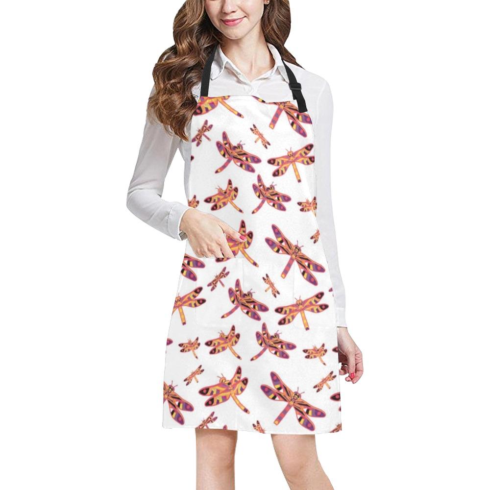 Gathering White All Over Print Apron All Over Print Apron e-joyer 