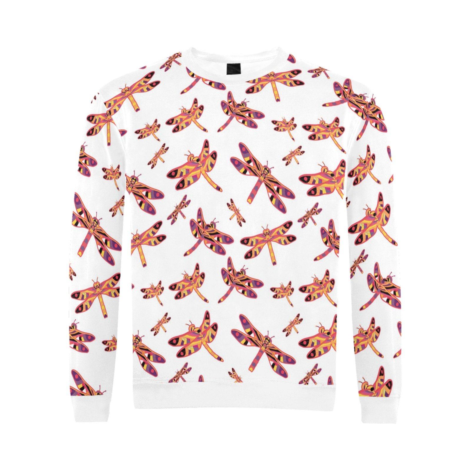 Gathering White All Over Print Crewneck Sweatshirt for Men (Model H18) shirt e-joyer 
