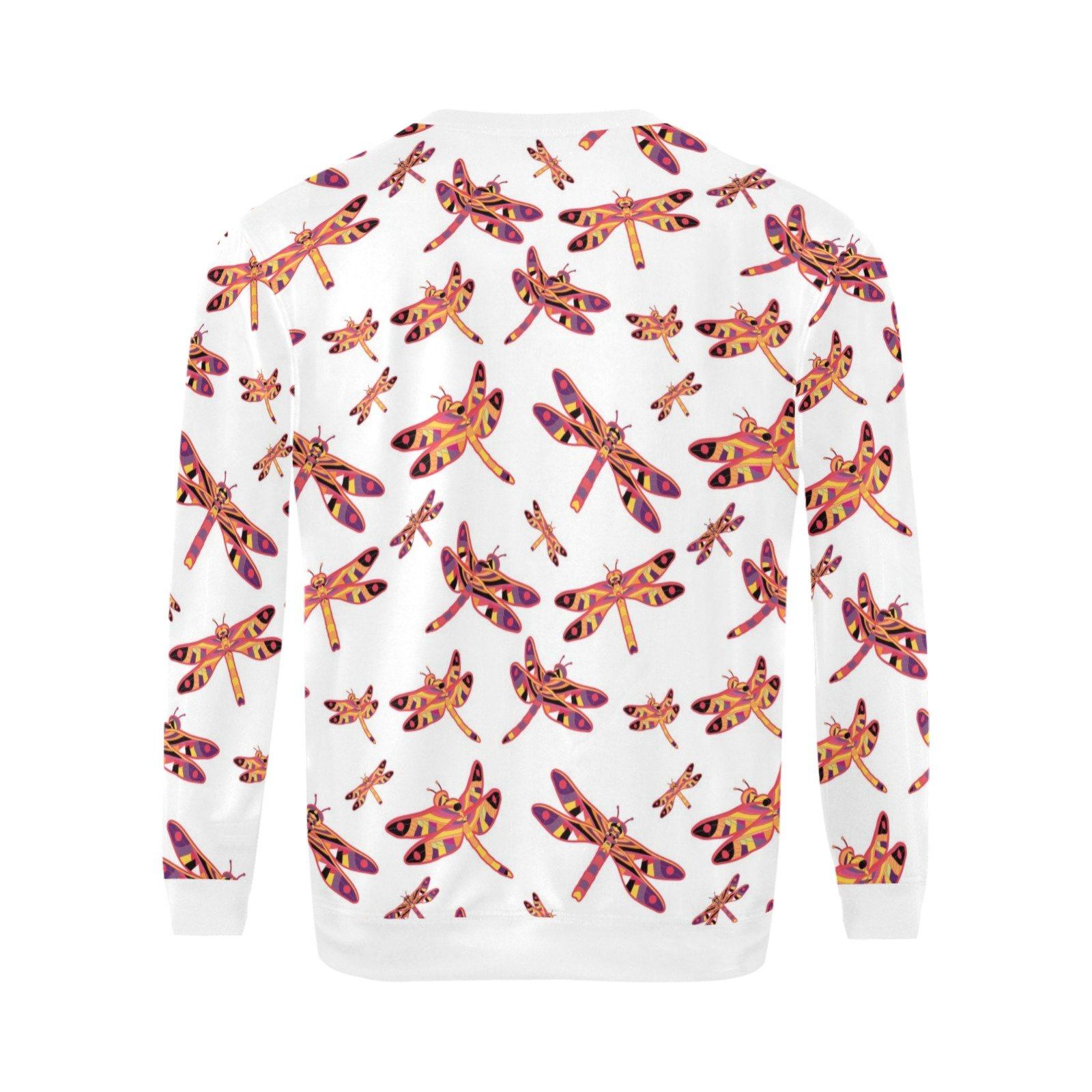 Gathering White All Over Print Crewneck Sweatshirt for Men (Model H18) shirt e-joyer 