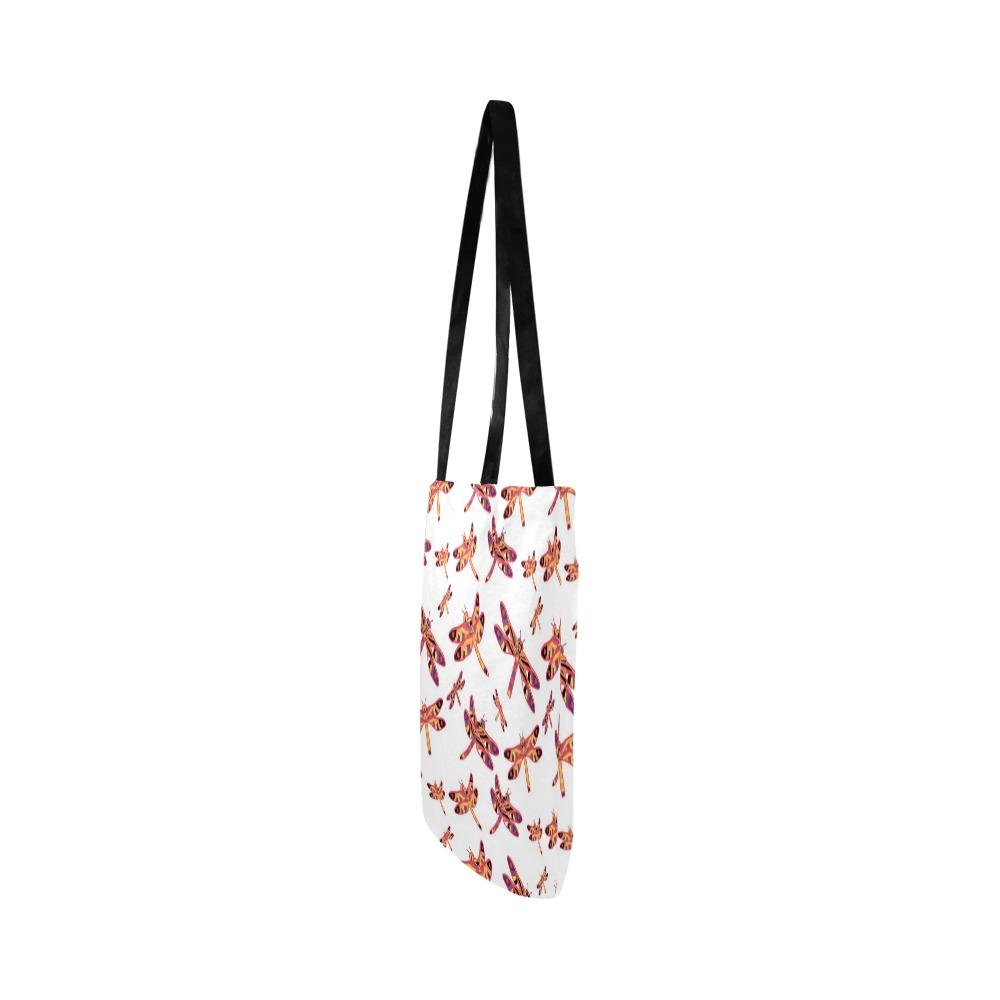 Gathering White Reusable Shopping Bag Model 1660 (Two sides) Shopping Tote Bag (1660) e-joyer 