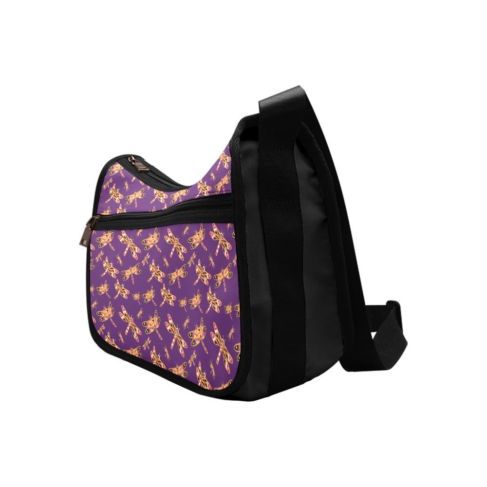 Gathering Yellow Purple Crossbody Bags (Model 1616) Crossbody Bags (1616) e-joyer 