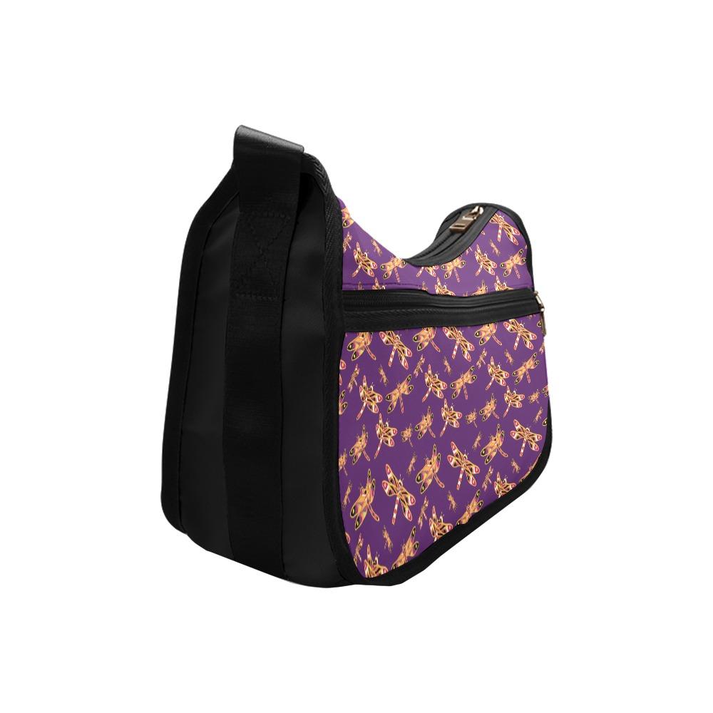 Gathering Yellow Purple Crossbody Bags (Model 1616) Crossbody Bags (1616) e-joyer 