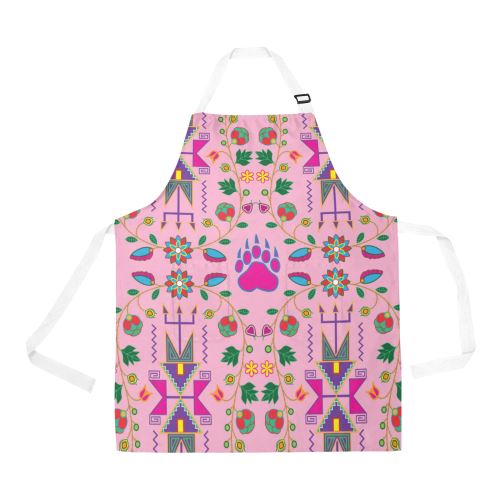 Geometric Floral Fall-Sunset All Over Print Apron All Over Print Apron e-joyer 