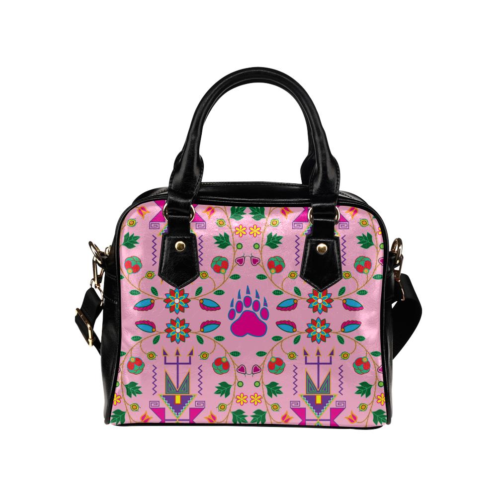 Geometric Floral Fall-Sunset Shoulder Handbag (Model 1634) Shoulder Handbags (1634) e-joyer 