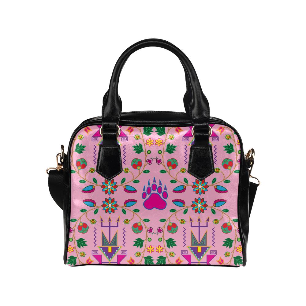 Geometric Floral Fall-Sunset Shoulder Handbag (Model 1634) Shoulder Handbags (1634) e-joyer 