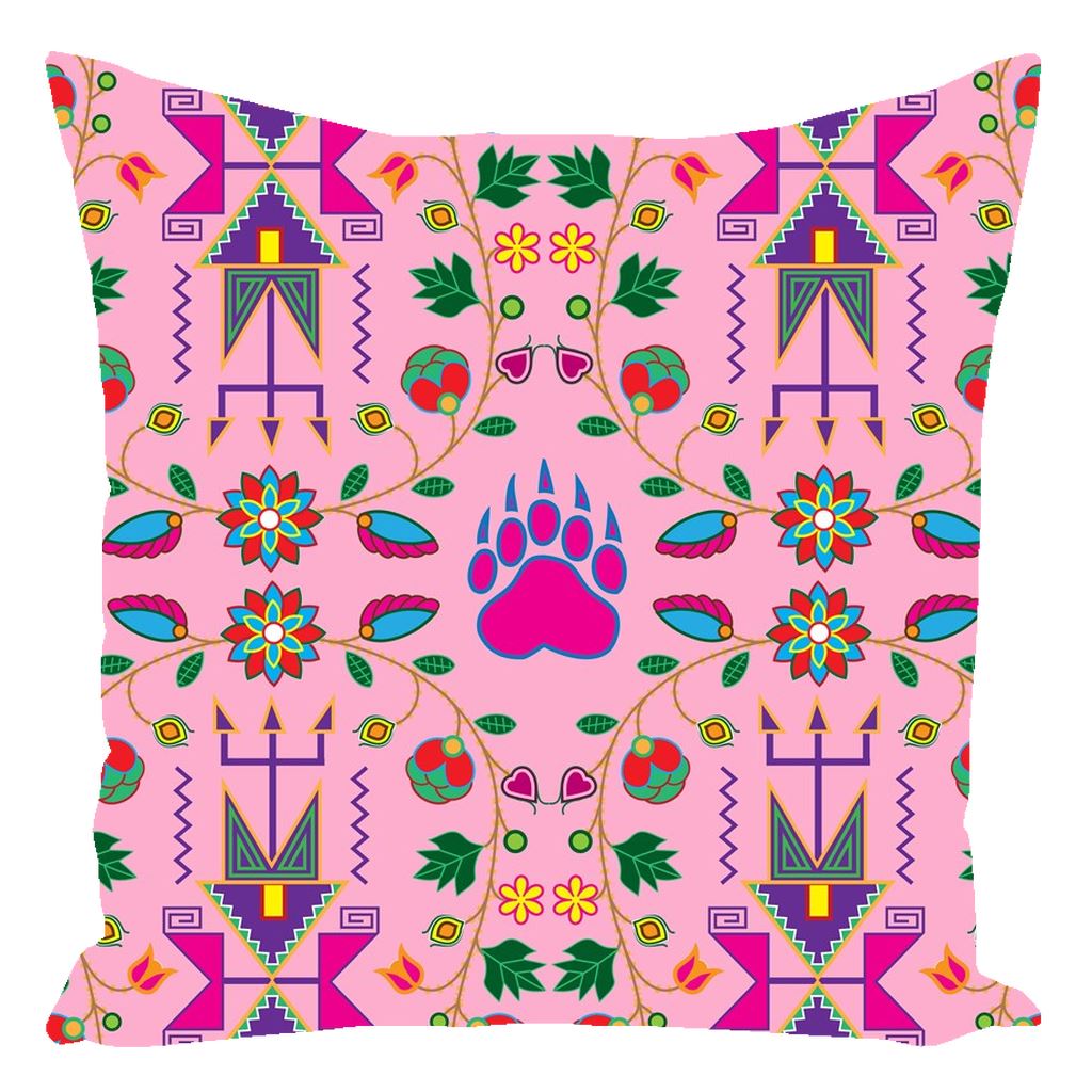 Geometric Floral Fall Sunset Throw Pillows 49 Dzine With Zipper Spun Polyester 16x16 inch