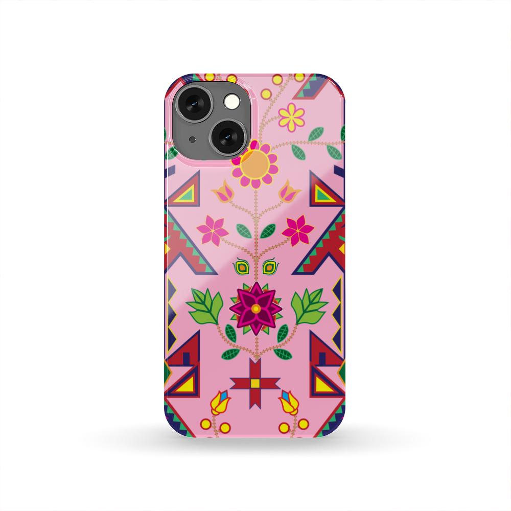 Geometric Floral Spring - Sunset Phone Case Phone Case wc-fulfillment iPhone 13 