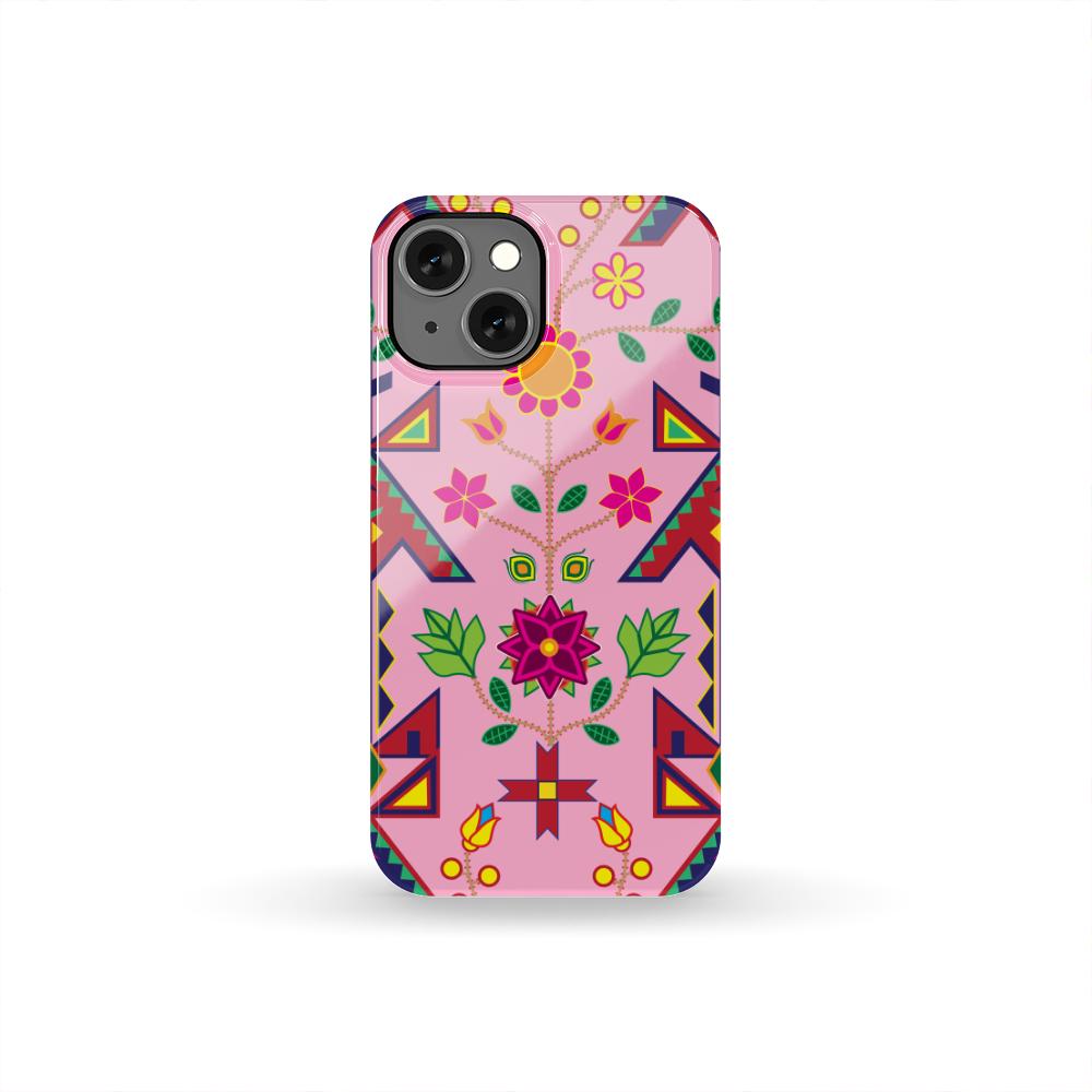 Geometric Floral Spring - Sunset Phone Case Phone Case wc-fulfillment iPhone 13 Mini 