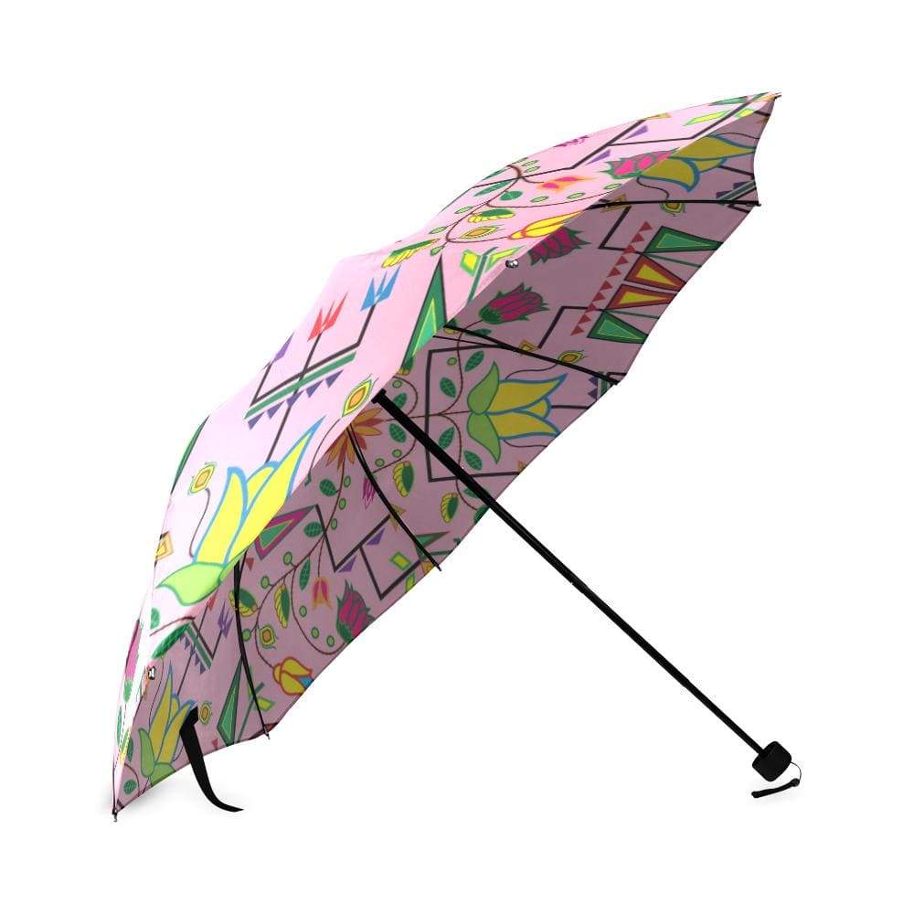 Geometric Floral Summer-Sunset Foldable Umbrella Foldable Umbrella e-joyer 