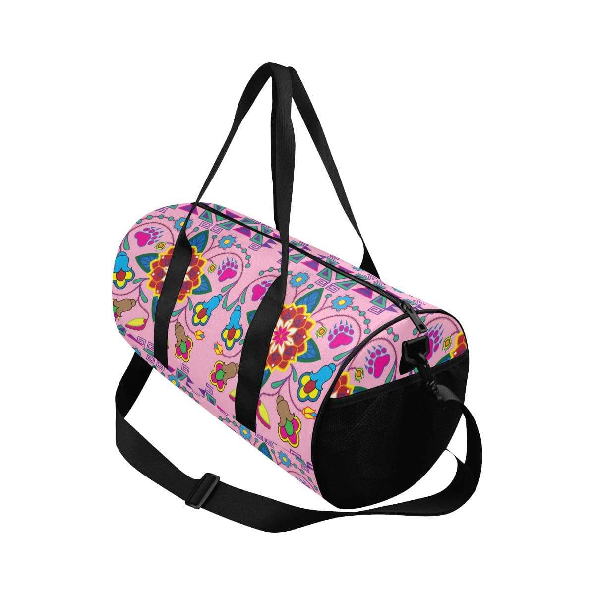 Geometric Floral Winter - Sunset Duffle Bag (Model 1679) Duffle Bag (1679) e-joyer 