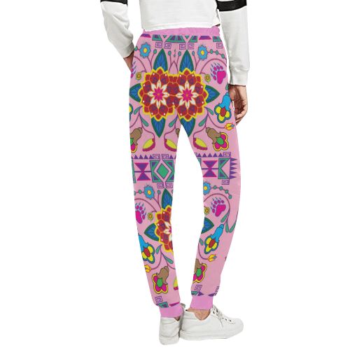 Geometric Floral Winter-Sunset Women's All Over Print Sweatpants (Model L11) Women's All Over Print Sweatpants (L11) e-joyer 