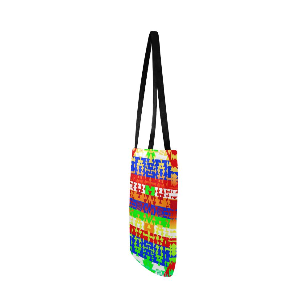 Grand Entry Traditional Reusable Shopping Bag Model 1660 (Two sides) Shopping Tote Bag (1660) e-joyer 