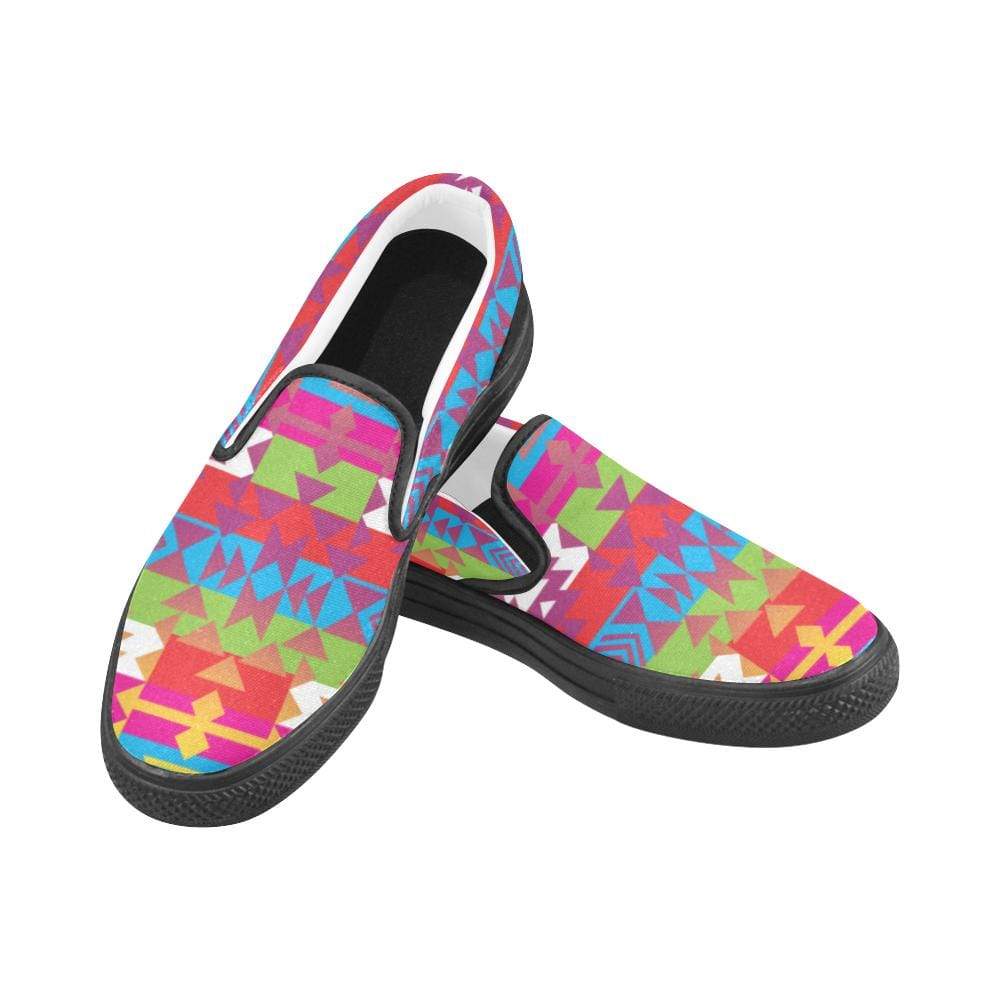 Grand Entry Women's Unusual Slip-on Canvas Shoes (Model 019) Women's Unusual Slip-on Canvas Shoes (019) e-joyer 