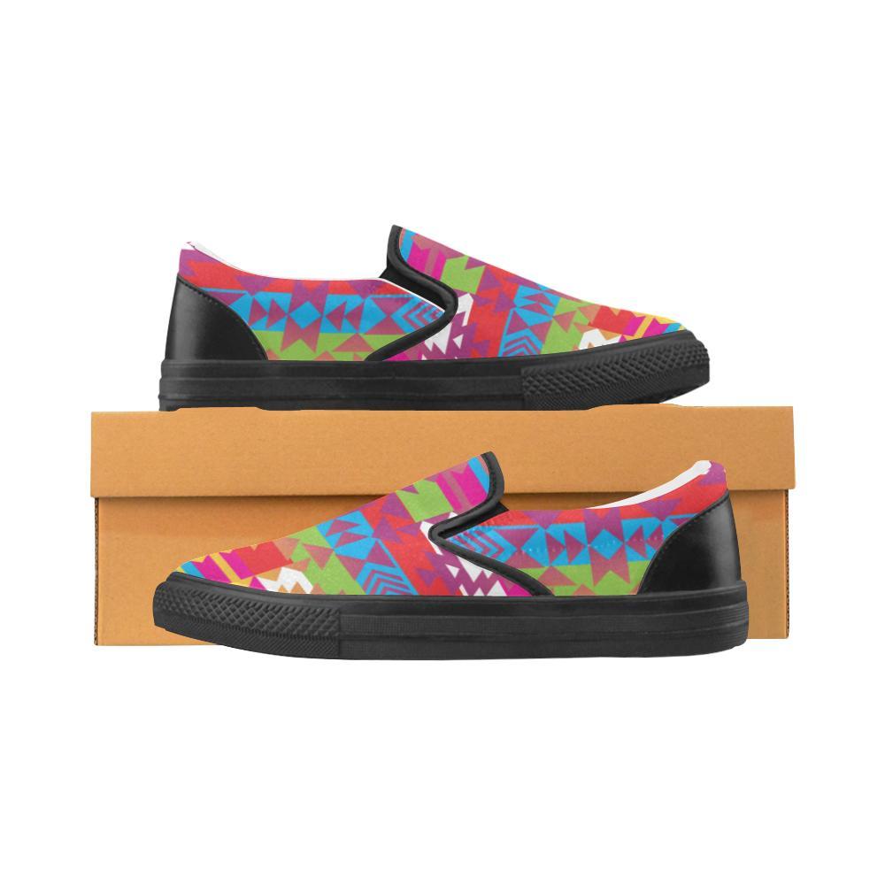 Grand Entry Women's Unusual Slip-on Canvas Shoes (Model 019) Women's Unusual Slip-on Canvas Shoes (019) e-joyer 