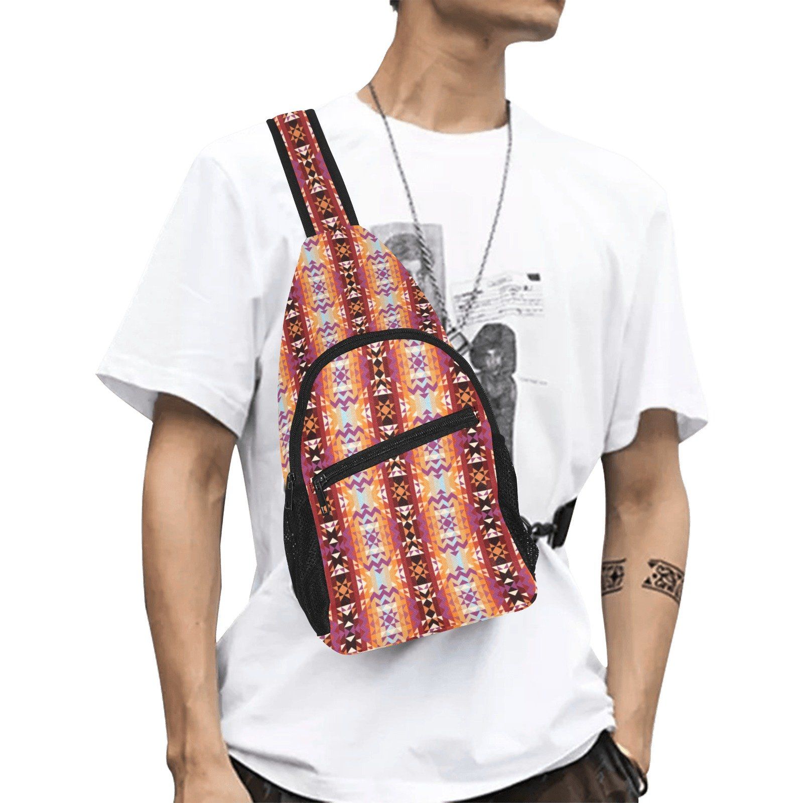 Heatwave All Over Print Chest Bag (Model 1719) All Over Print Chest Bag (1719) e-joyer 