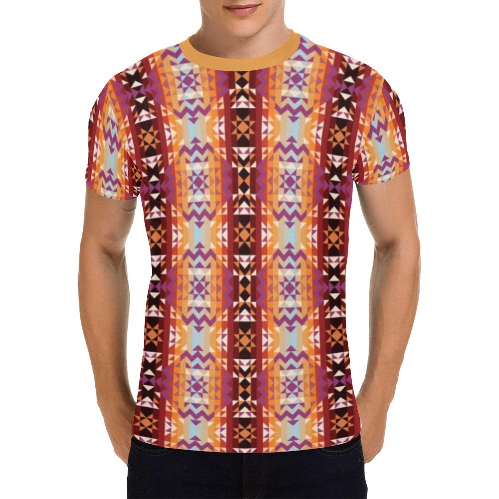 Heatwave All Over Print T-Shirt for Men (USA Size) (Model T40) All Over Print T-Shirt for Men (T40) e-joyer 