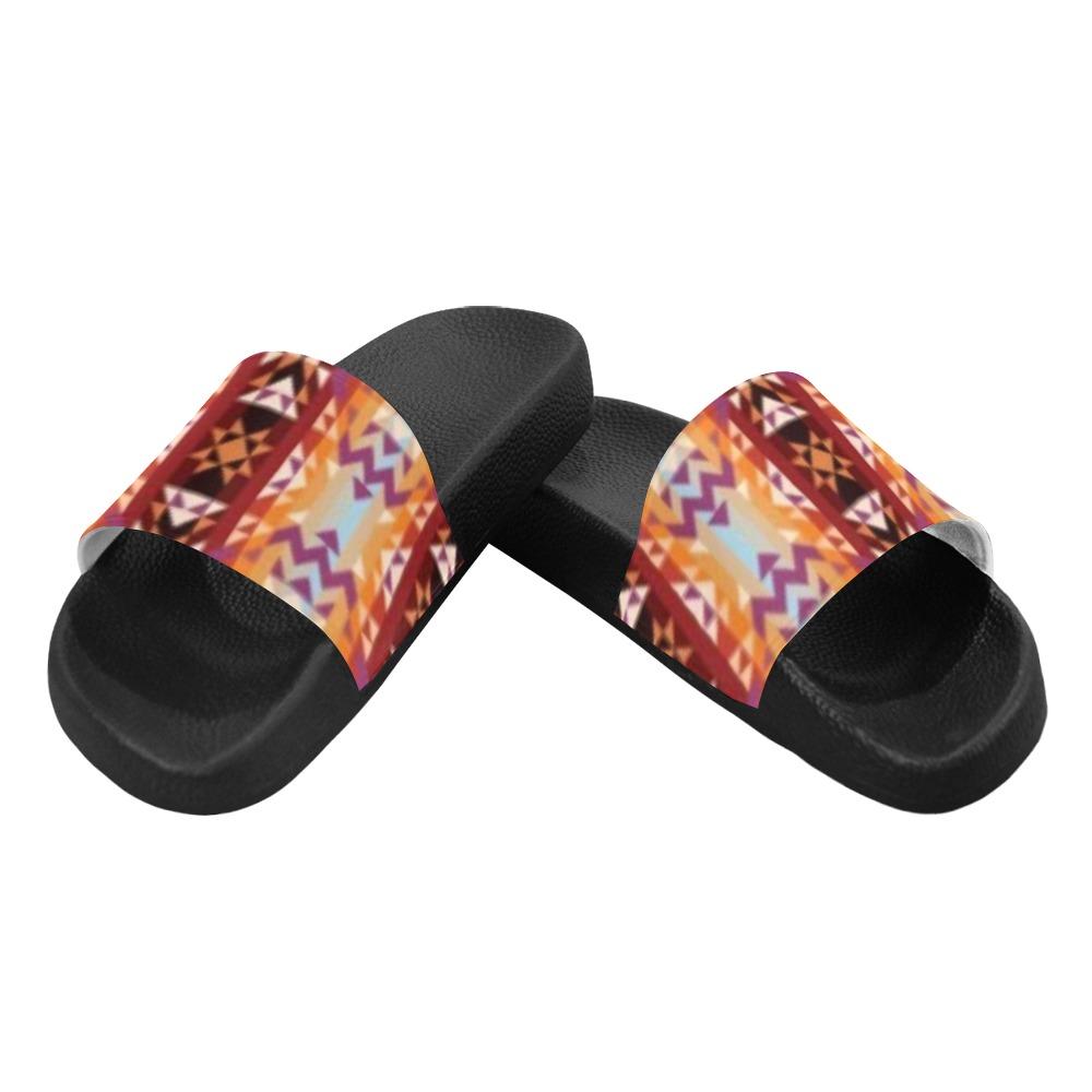 Heatwave Men's Slide Sandals (Model 057) Men's Slide Sandals (057) e-joyer 