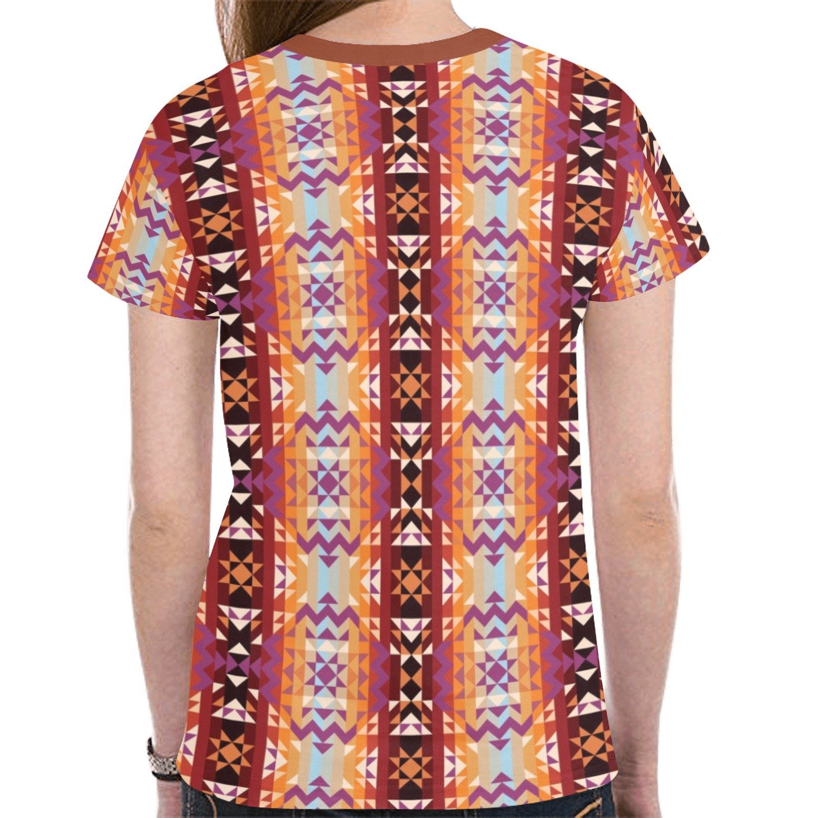 Heatwave New All Over Print T-shirt for Women (Model T45) tshirt e-joyer 