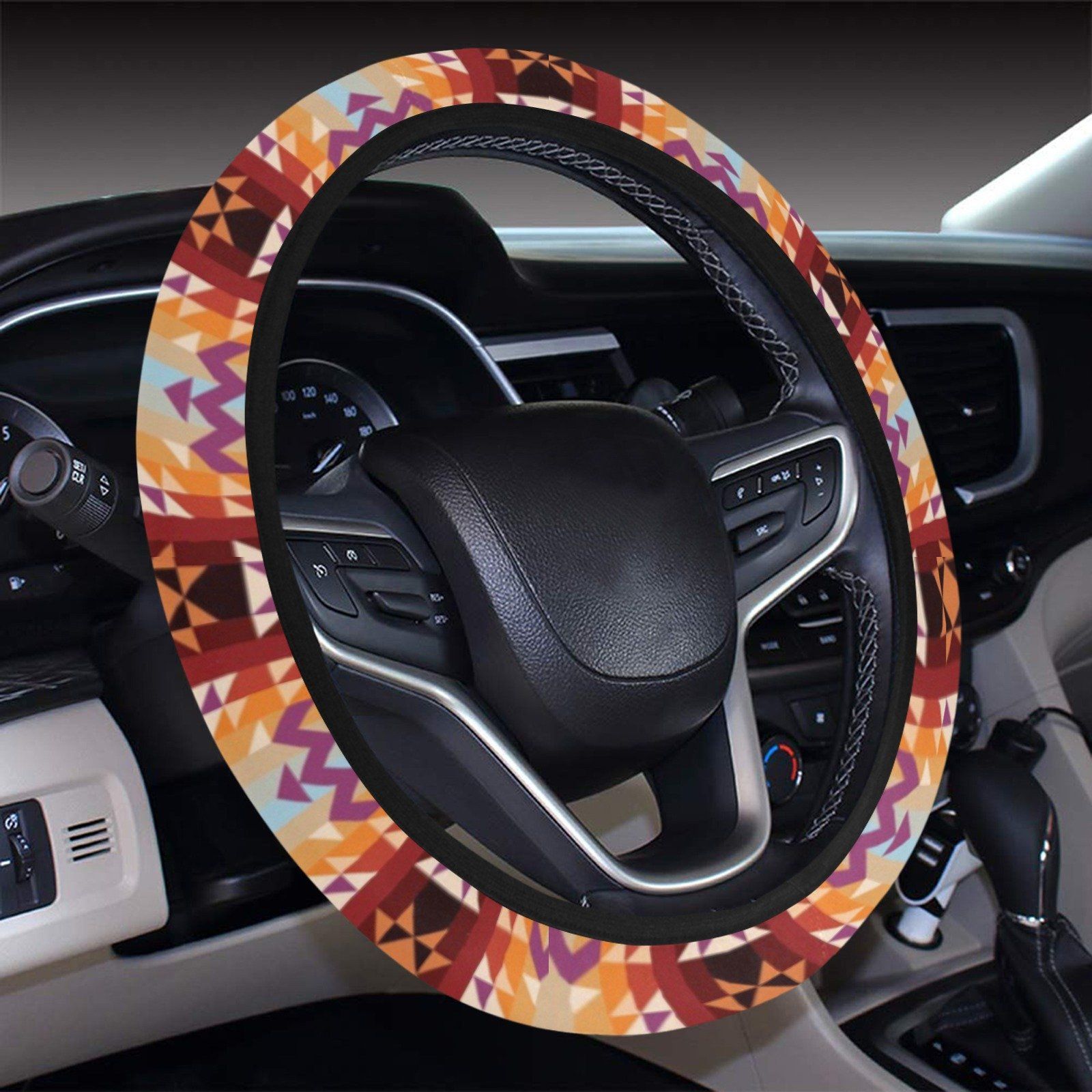 Heatwave Steering Wheel Cover with Elastic Edge Steering Wheel Cover with Elastic Edge e-joyer 