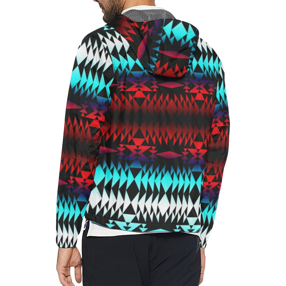 In Between Two Worlds Unisex All Over Print Windbreaker (Model H23) All Over Print Windbreaker for Men (H23) e-joyer 