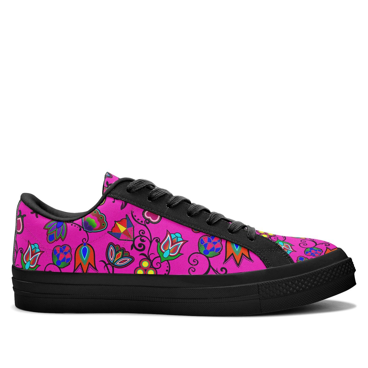 Indigenous Paisley Aapisi Low Top Canvas Shoes Black Sole 49 Dzine 