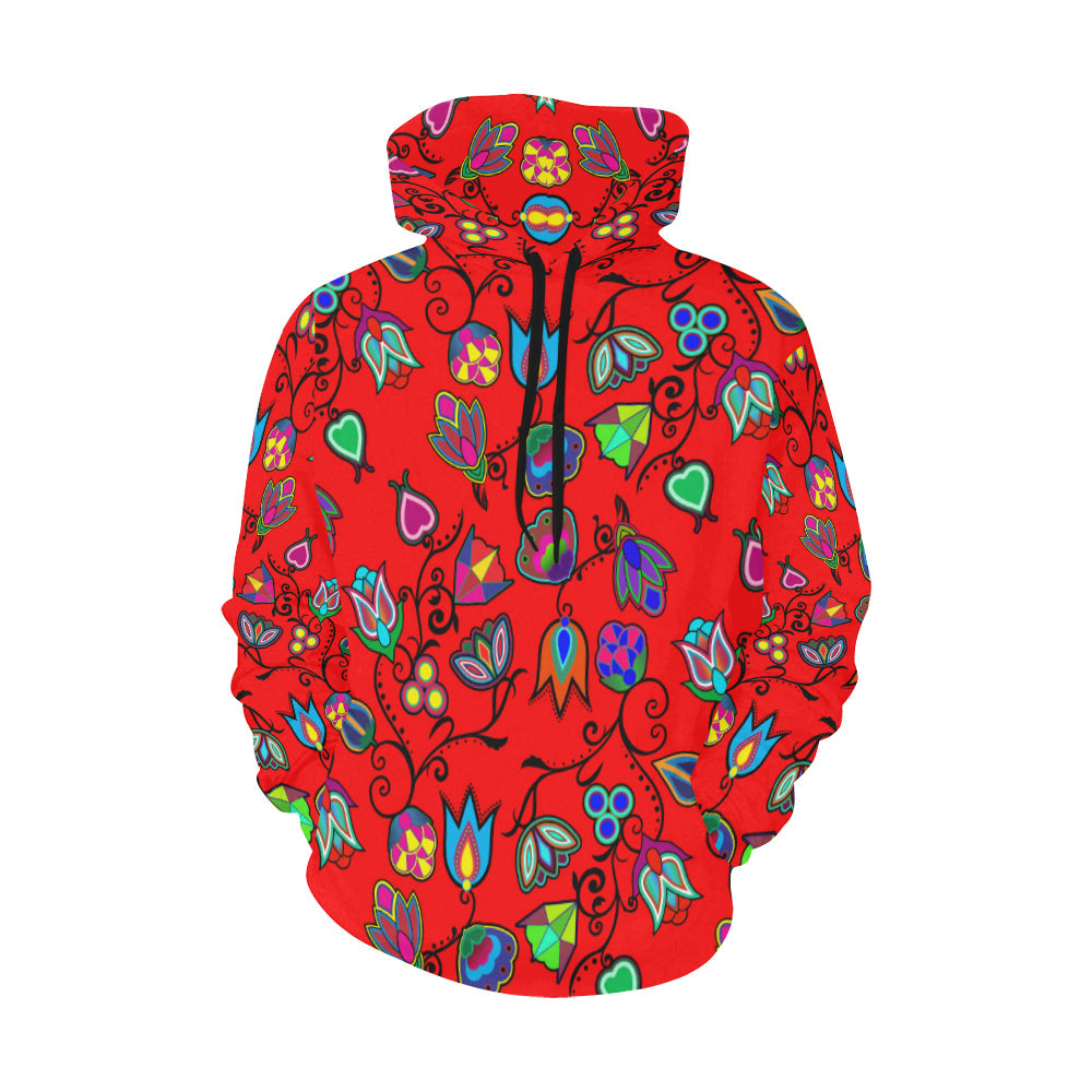 Indigenous Paisley - Dahlia All Over Print Hoodie for Women (USA Size) (Model H13) Hoodie e-joyer 