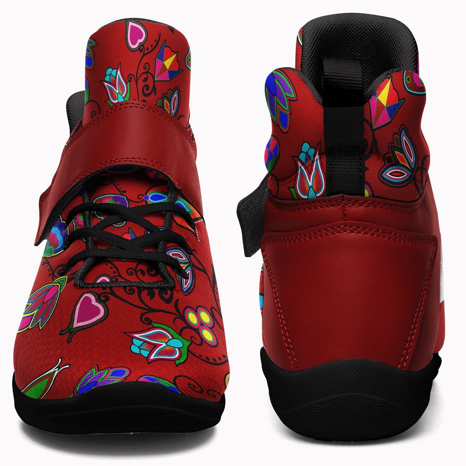 Indigenous Paisley Dahlia Kid's Ipottaa Basketball / Sport High Top Shoes 49 Dzine 