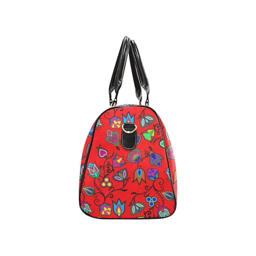 Indigenous Paisley Dahlia New Waterproof Travel Bag/Small (Model 1639) bag e-joyer 