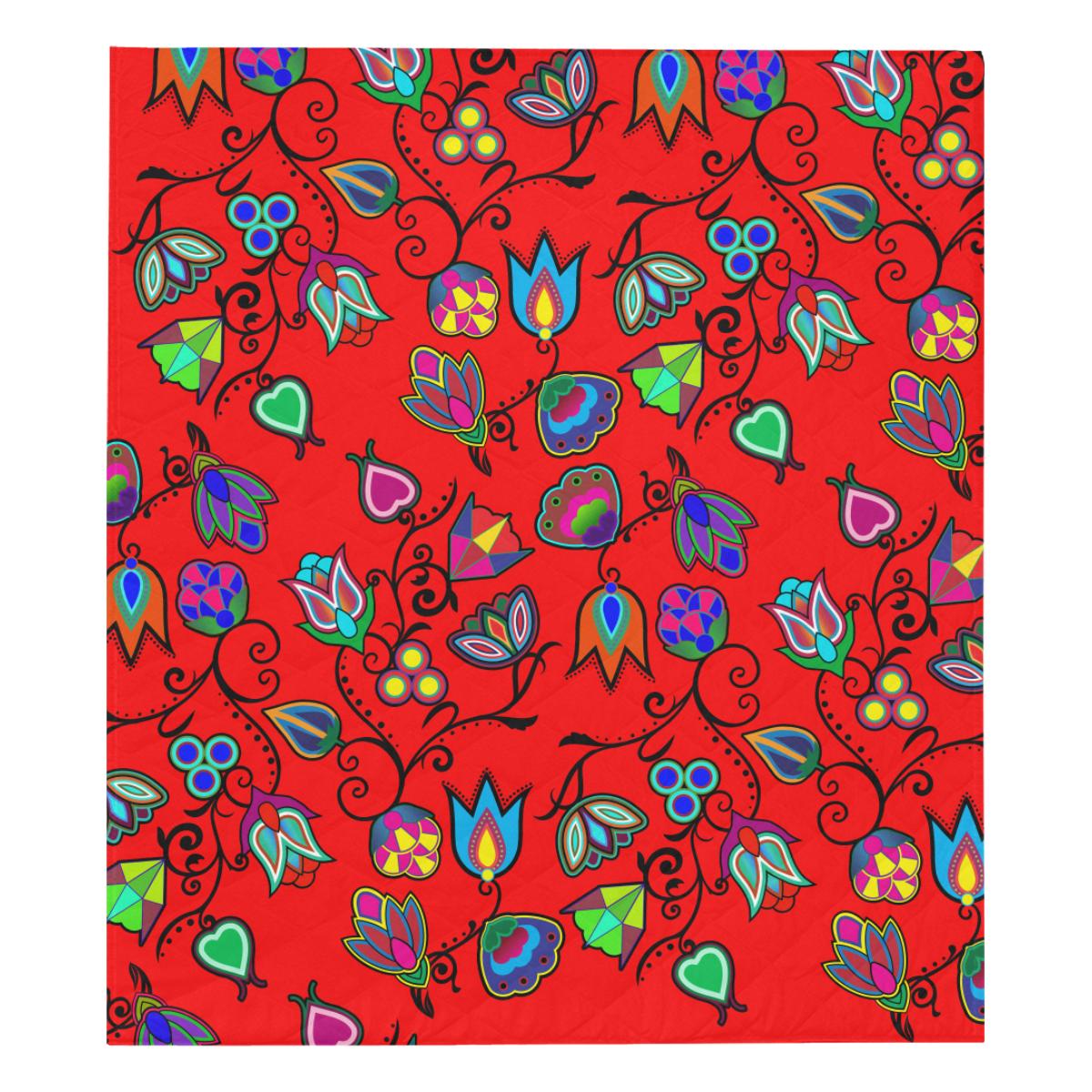 Indigenous Paisley - Dahlia Quilt 70"x80" blanket e-joyer 