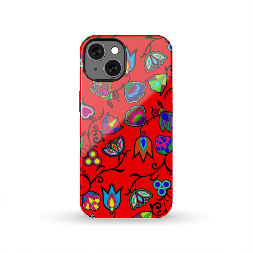 Indigenous Paisley Dahlia Tough Case Tough Case wc-fulfillment iPhone 13 