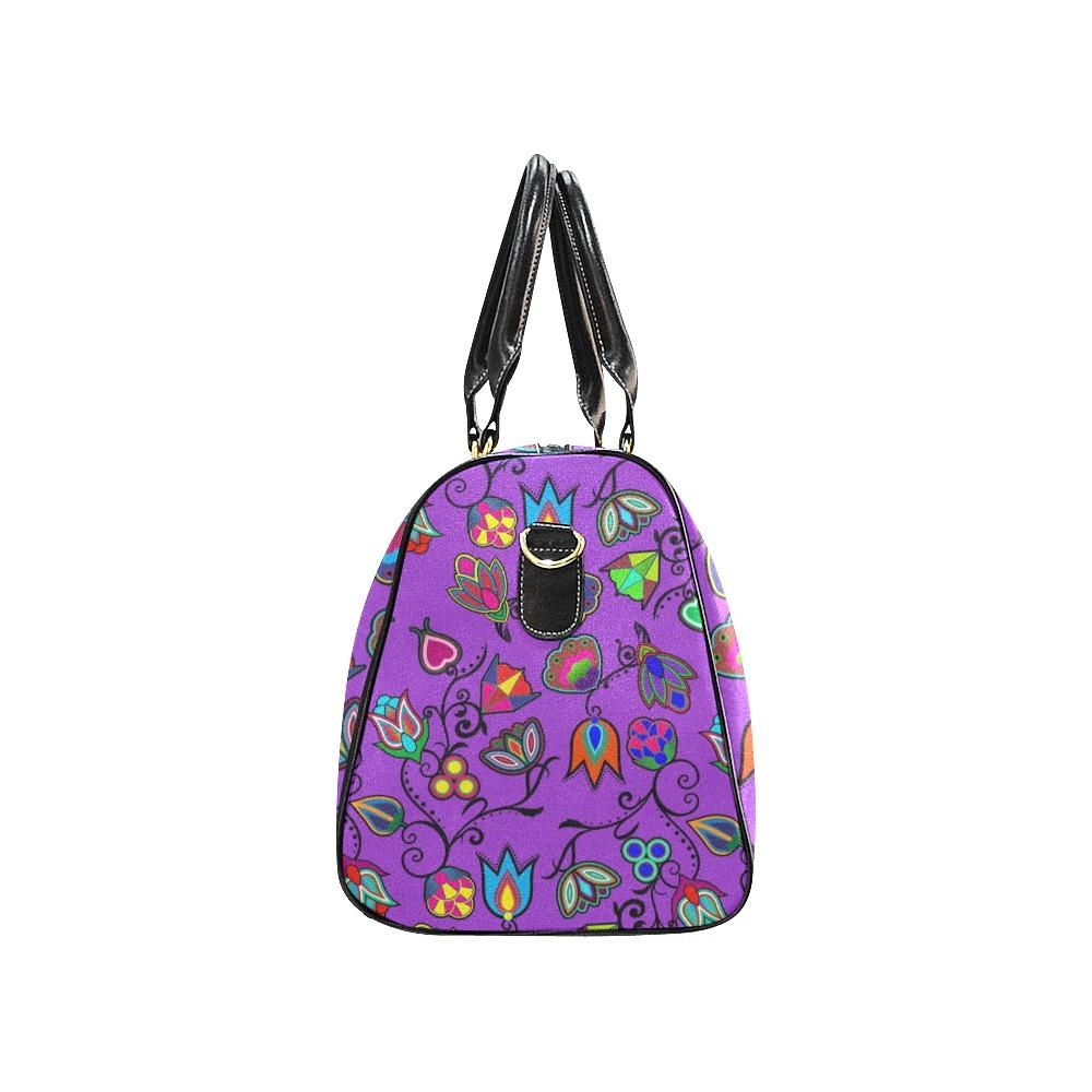 Indigenous Paisley Dark Orchid New Waterproof Travel Bag/Small (Model 1639) bag e-joyer 