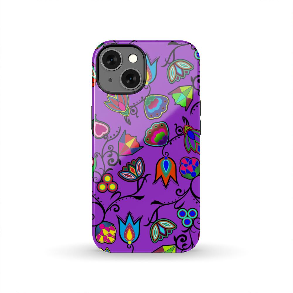 Indigenous Paisley Dark Orchid Tough Case Tough Case wc-fulfillment iPhone 13 