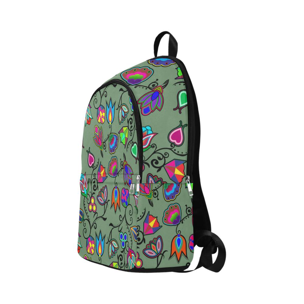 Indigenous Paisley Dark Sea Fabric Backpack for Adult (Model 1659) Casual Backpack for Adult (1659) e-joyer 