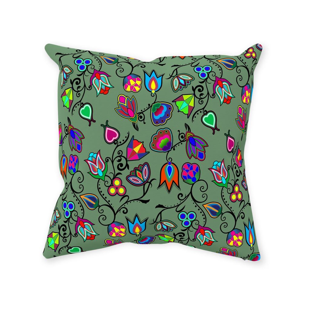 Indigenous Paisley - Dark Sea Throw Pillows 49 Dzine With Zipper Spun Polyester 14x14 inch