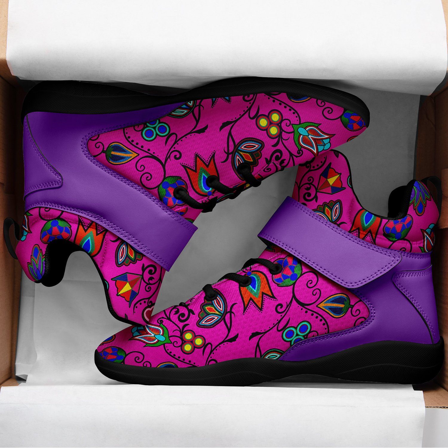 Indigenous Paisley Ipottaa Basketball / Sport High Top Shoes 49 Dzine 