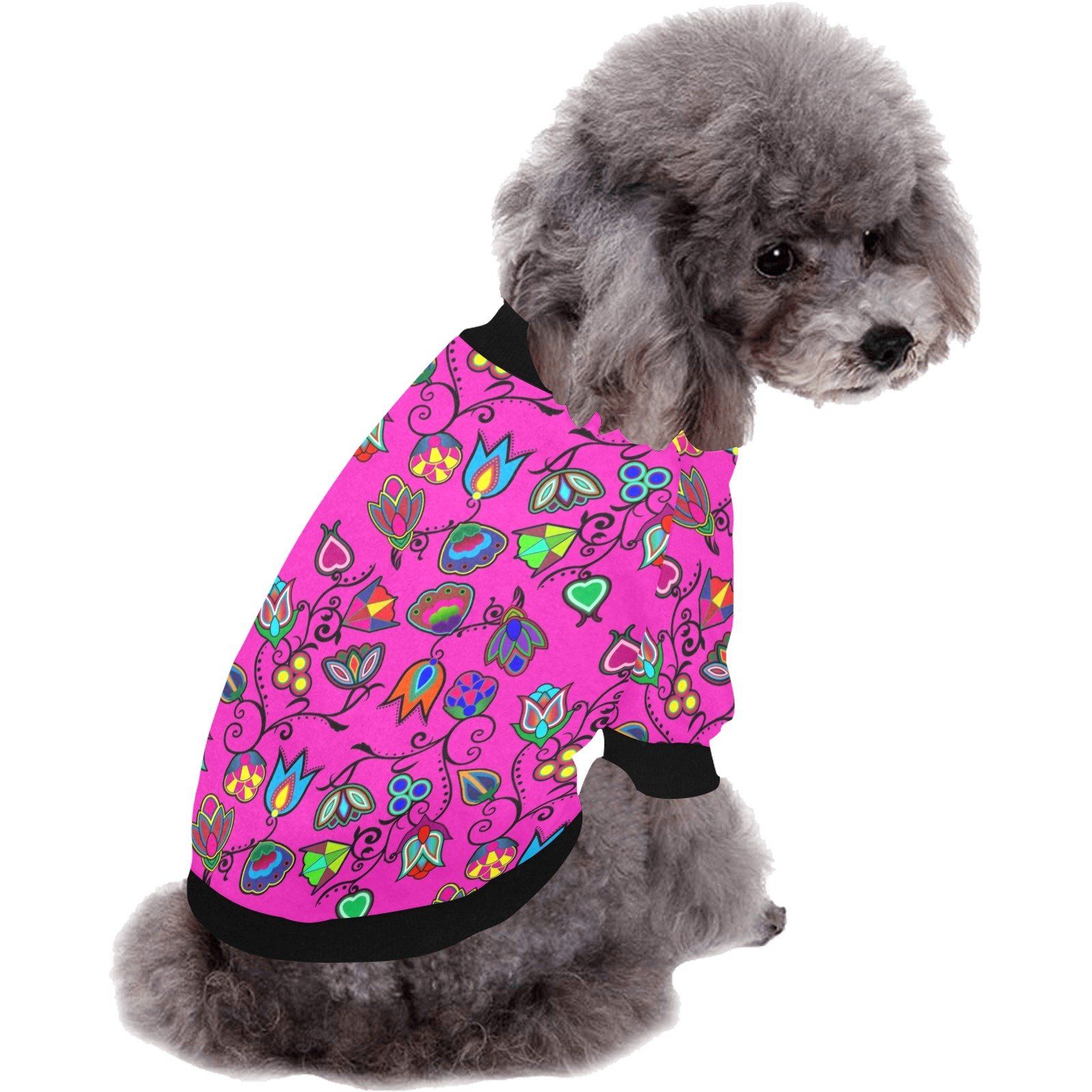 Indigenous Paisley Pet Dog Round Neck Shirt Pet Dog Round Neck Shirt e-joyer 