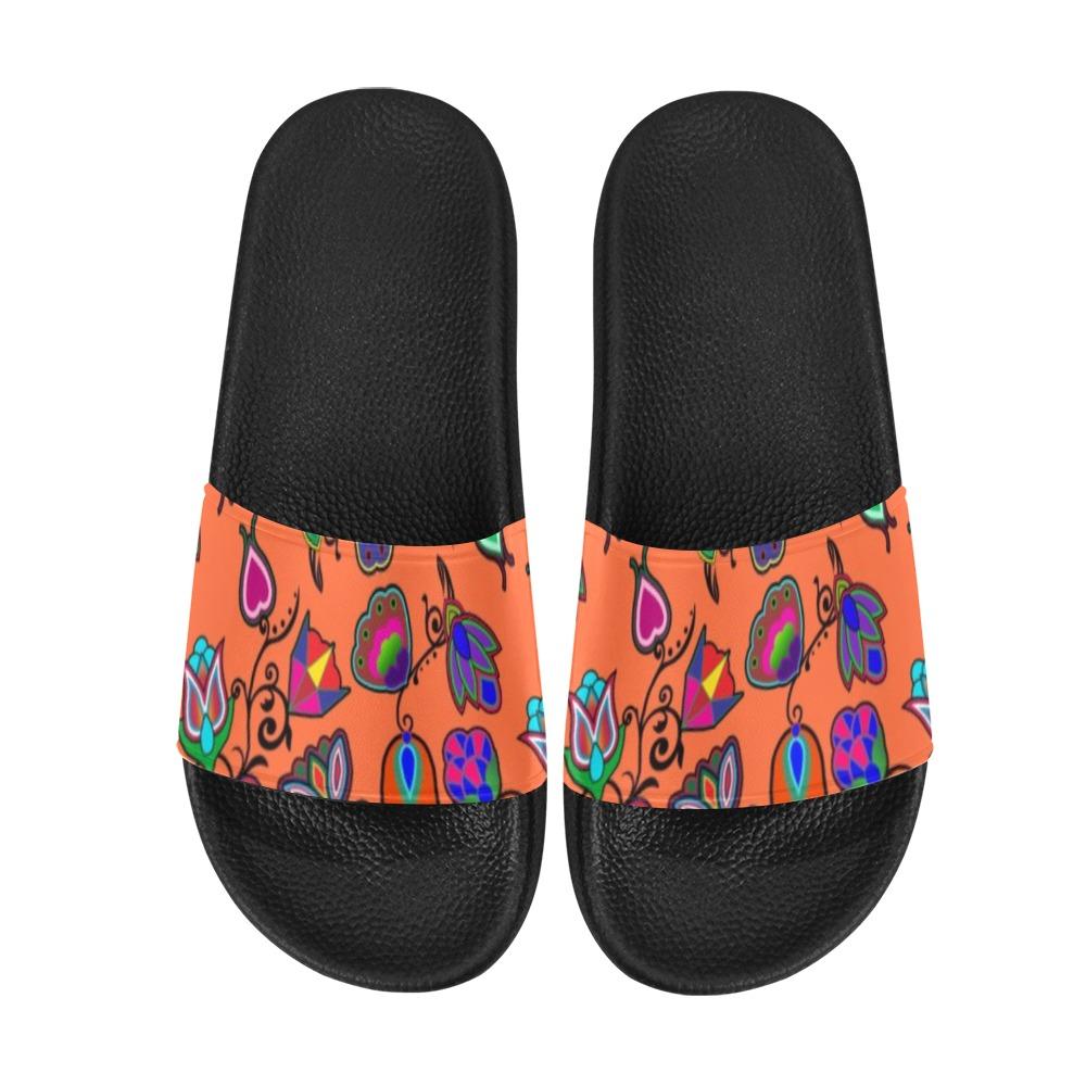 Indigenous Paisley Sierra Men's Slide Sandals (Model 057) Men's Slide Sandals (057) e-joyer 