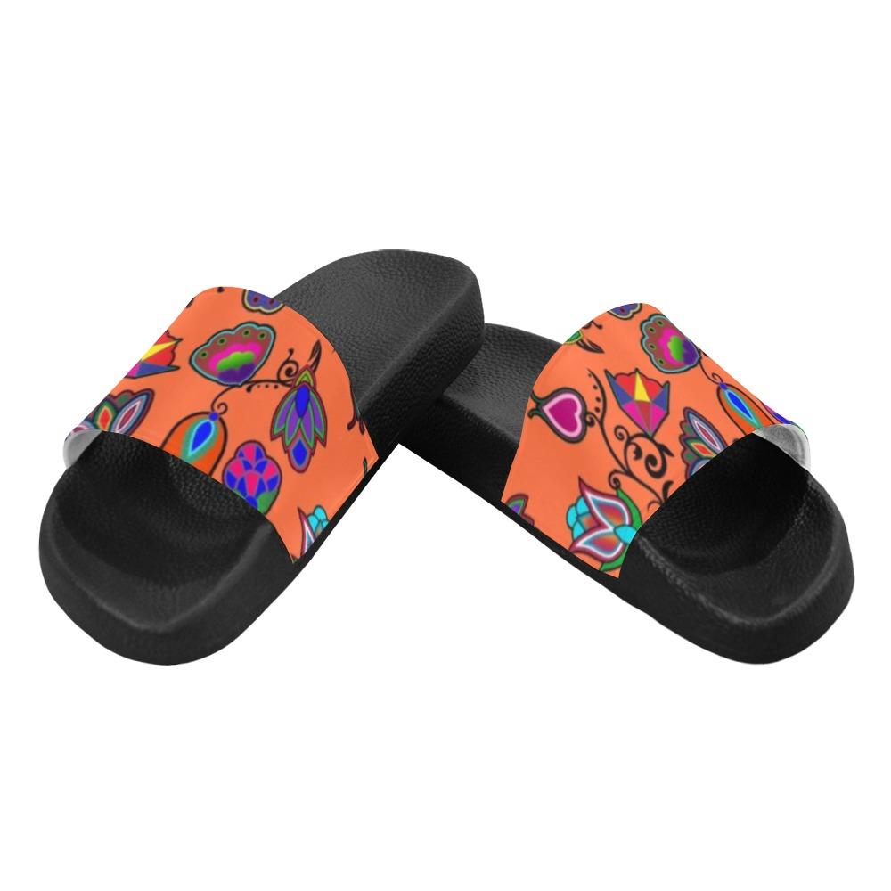 Indigenous Paisley Sierra Men's Slide Sandals (Model 057) Men's Slide Sandals (057) e-joyer 