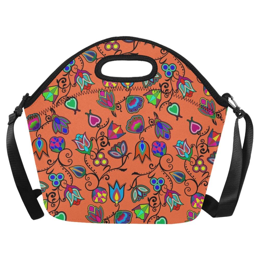 Indigenous Paisley Sierra Neoprene Lunch Bag/Large (Model 1669) bag e-joyer 