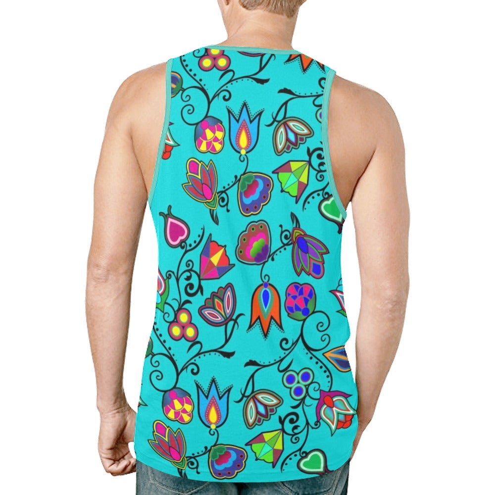 Indigenous Paisley Sky New All Over Print Tank Top for Men (Model T46) New All Over Print Tank Top for Men (T46) e-joyer 