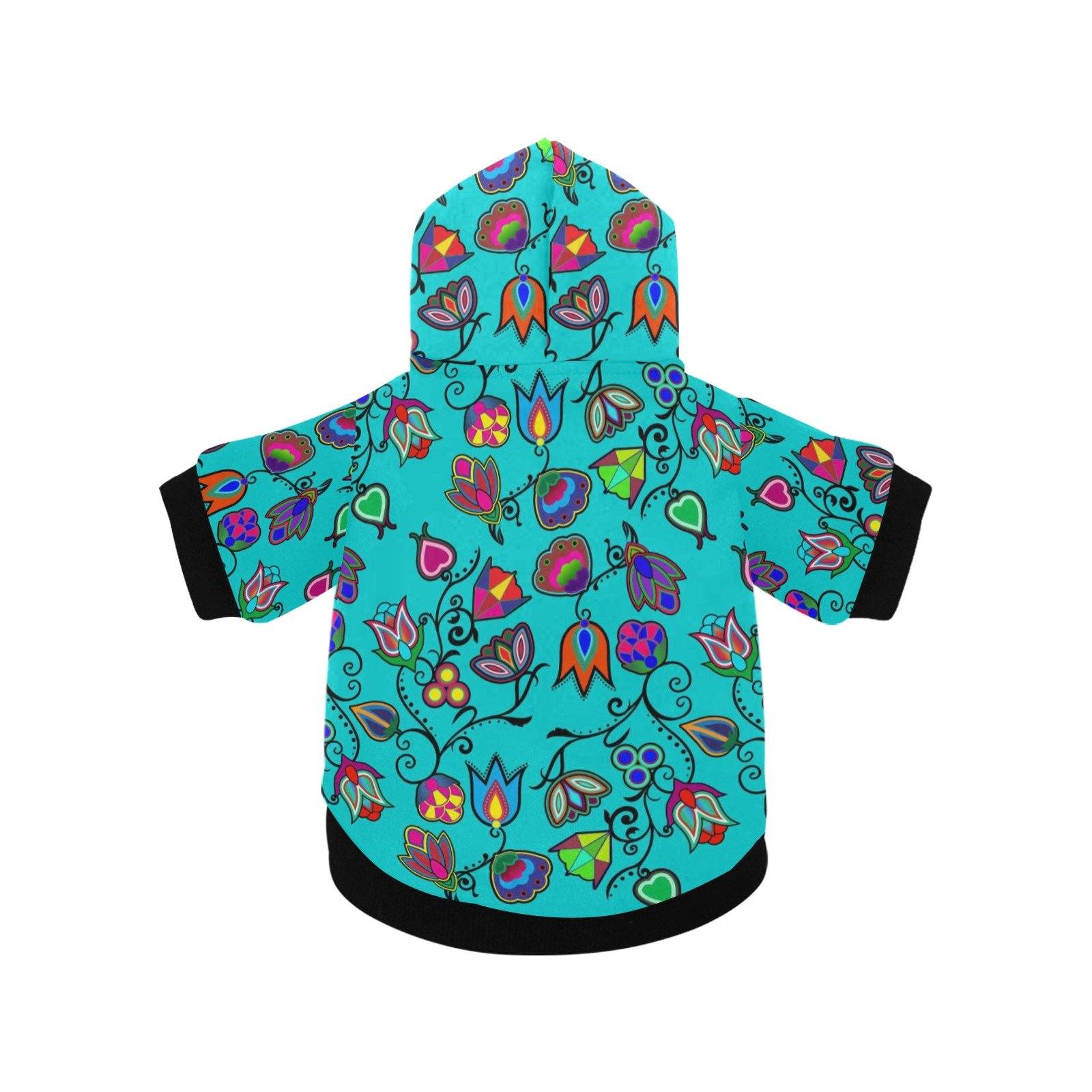 Indigenous Paisley Sky Pet Dog Hoodie Pet Dog Hoodie e-joyer 