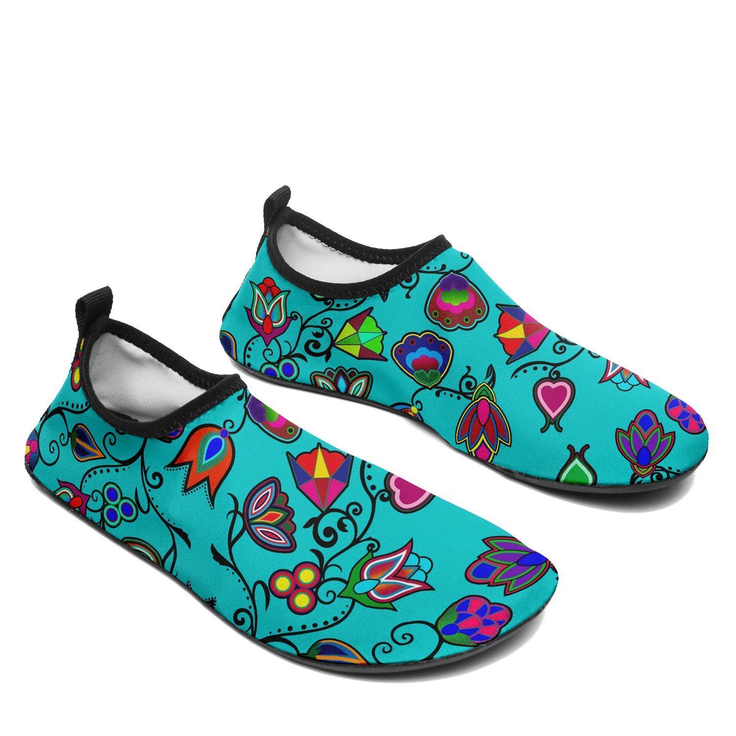 Indigenous Paisley Sky Sockamoccs Kid's Slip On Shoes 49 Dzine 