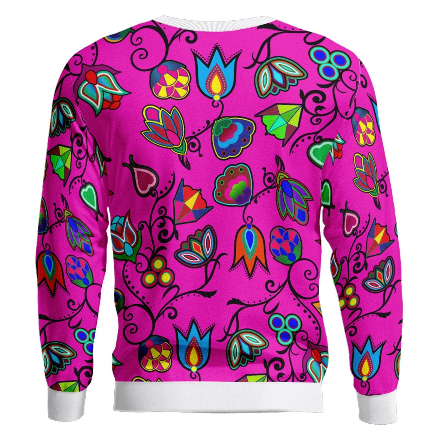 Indigenous Paisley Unisex Crewneck Long Sleeve Top 49 Dzine 