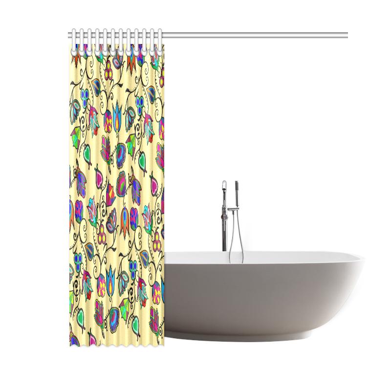 Indigenous Paisley - Vanilla Shower Curtain 60"x72" Shower Curtain 60"x72" e-joyer 