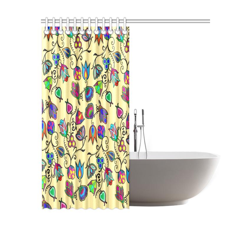 Indigenous Paisley - Vanilla Shower Curtain 60"x72" Shower Curtain 60"x72" e-joyer 