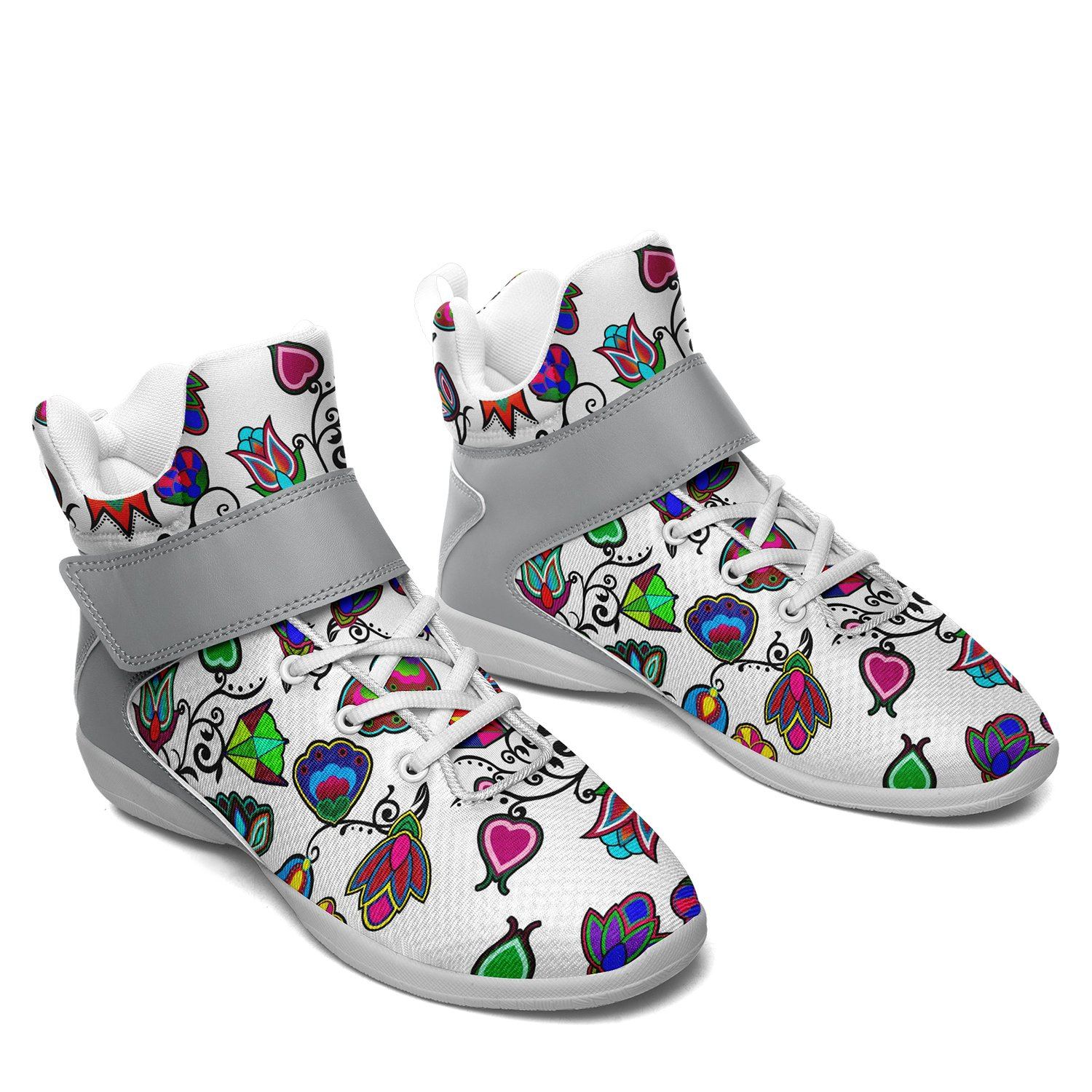Indigenous Paisley White Ipottaa Basketball / Sport High Top Shoes 49 Dzine 